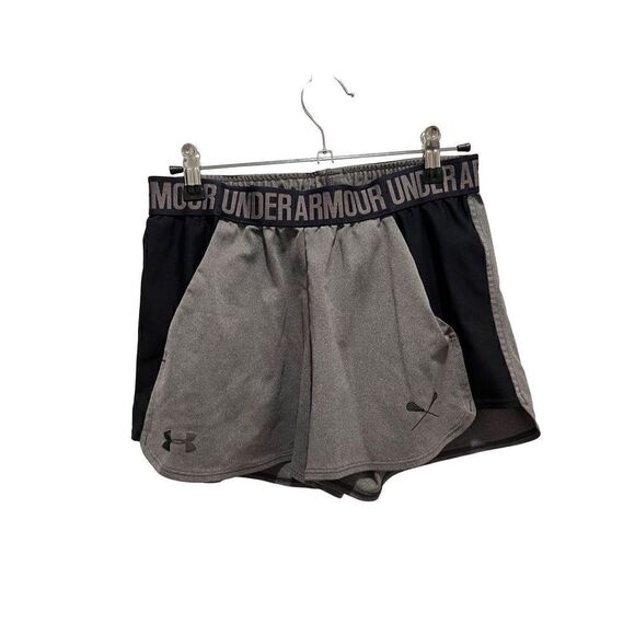 Under Armour Heat Gear grey shorts, women’s size S - Picture 1 of 3
